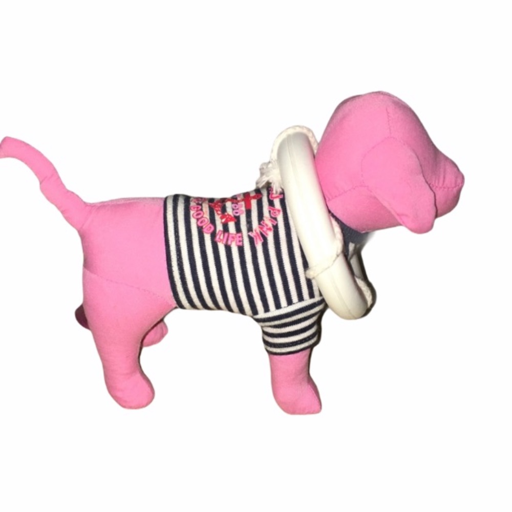 FREE!! VS Pink SS Plush Stuffed Sailor Dog  NWT